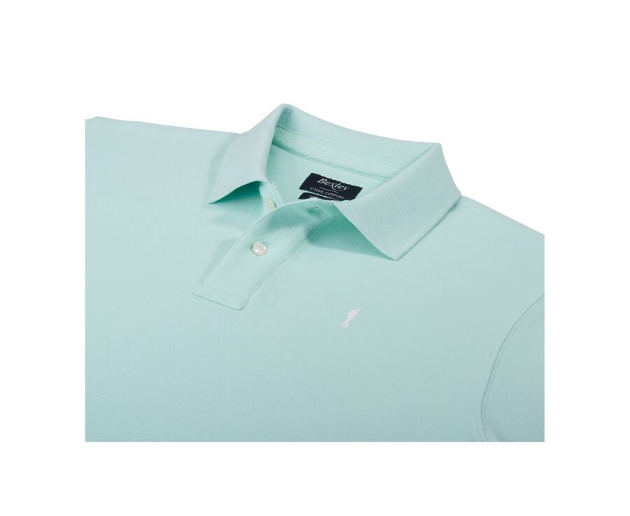 Polo homme Vert Pâle - Finition Lavée - GARETH