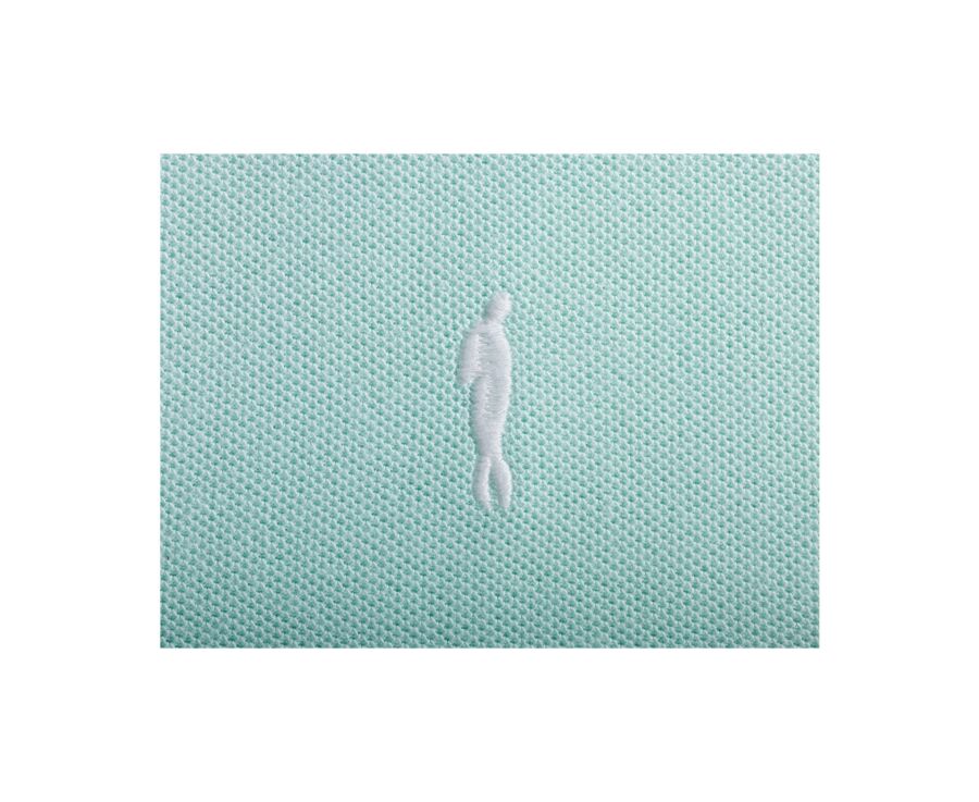 Polo homme Vert Pâle - Finition Lavée - GARETH