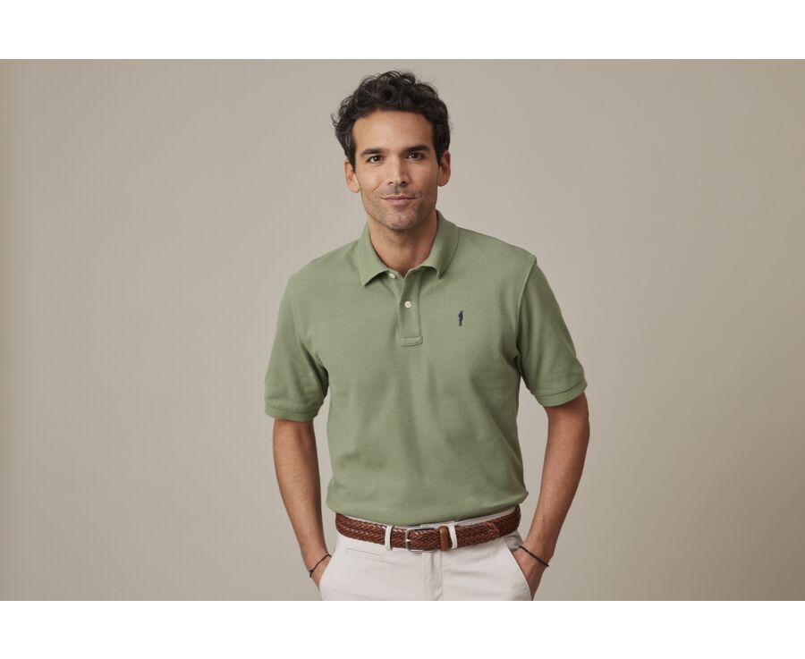 Polo homme Vert Sauge - GARETH