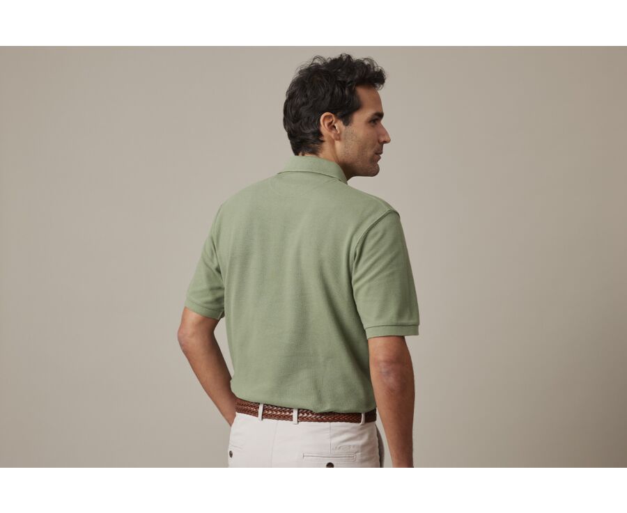 Polo homme Vert Sauge - GARETH