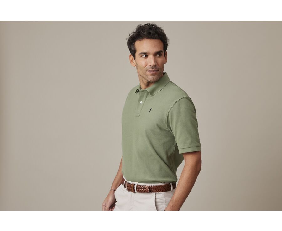 Polo homme Vert Sauge - GARETH
