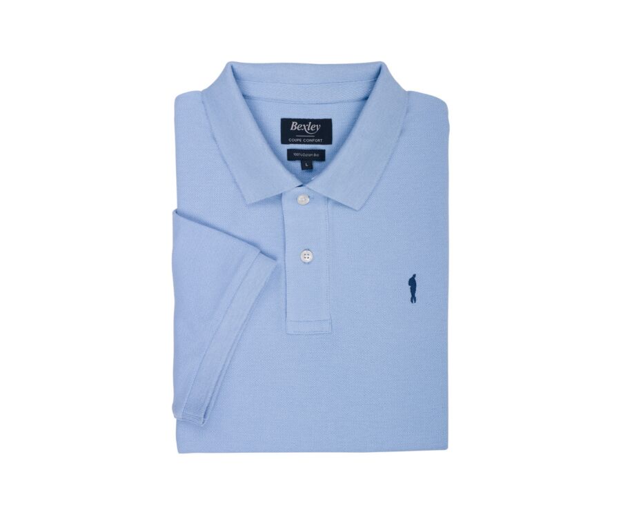 Polo homme Bleu ciel - GARETH
