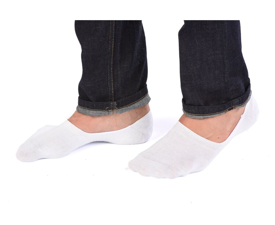 Chaussettes invisibles homme Blanc