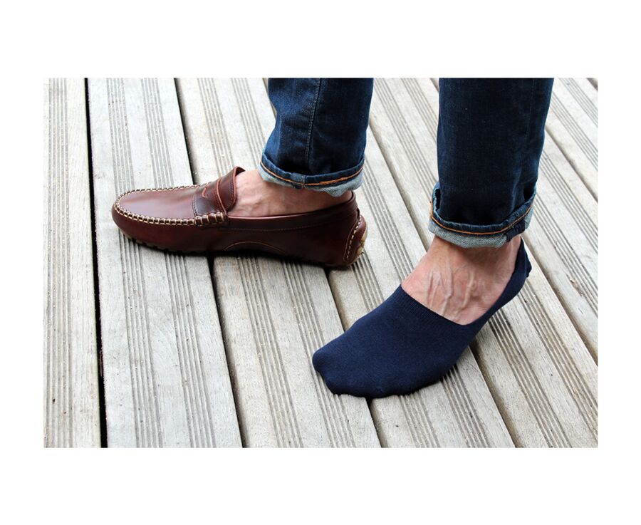 Chaussettes invisibles homme Marine