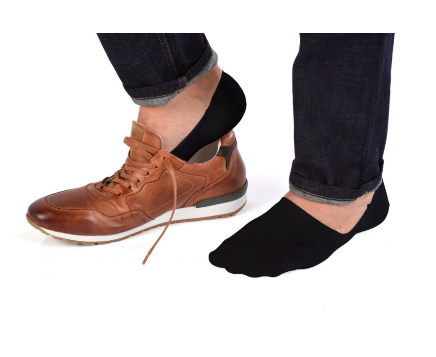 Chaussettes invisibles homme Noir