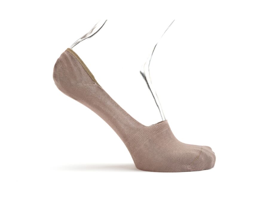 Chaussettes invisibles homme Taupe