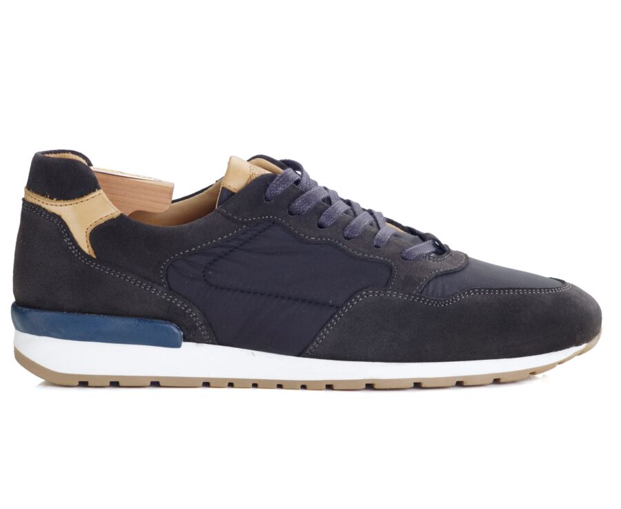Sneakers homme velours Brun - CANBERRA