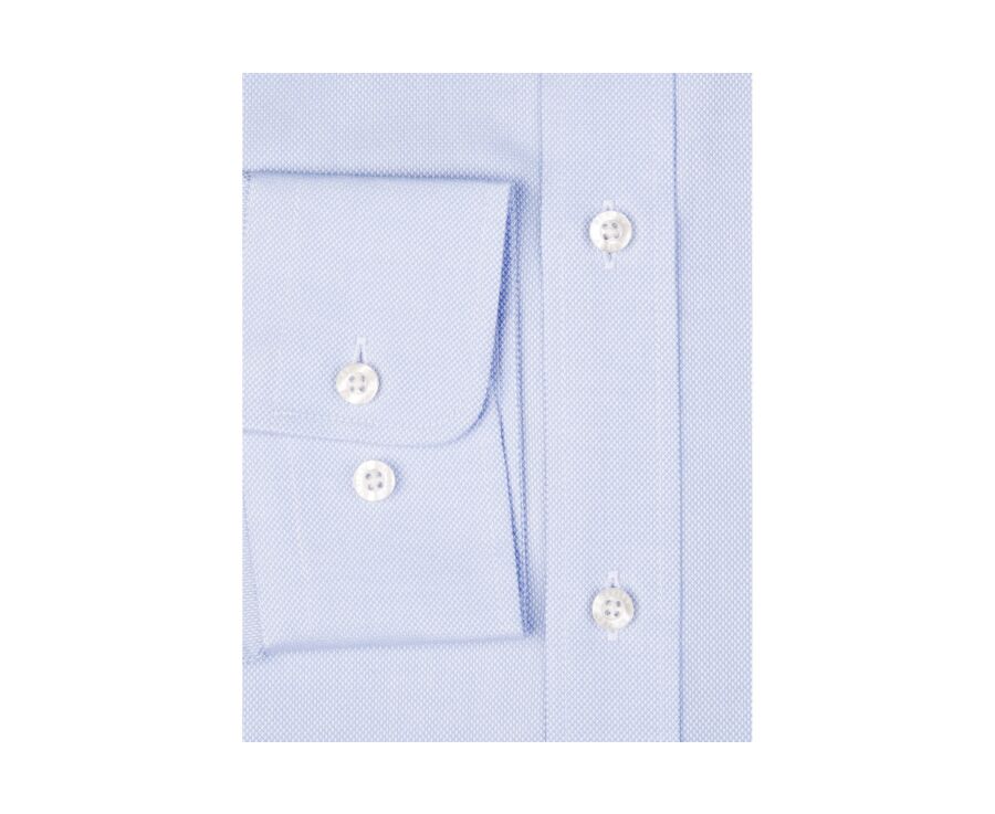 Chemise bleu ciel Oxford double fil uni - OTTAVIO