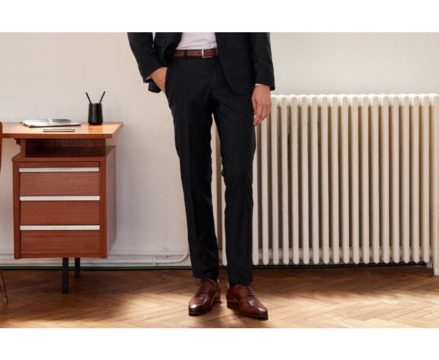 Pantalon de costume homme Noir - LAZARE