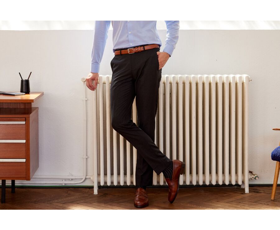 Pantalon de costume homme Gris Anthracite - LAZARE