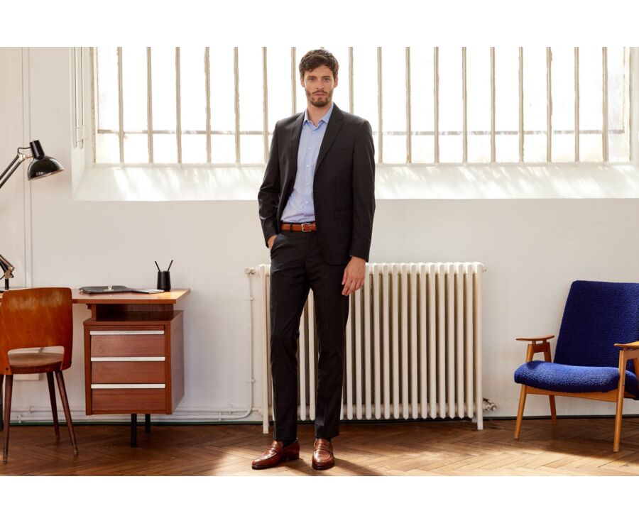 Pantalon de costume homme Gris Anthracite - LAZARE