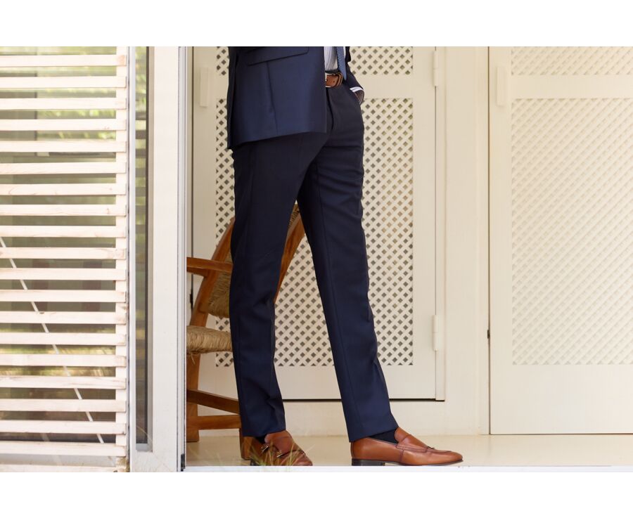 Pantalon de costume homme Bleu Pétrole - LAZARE