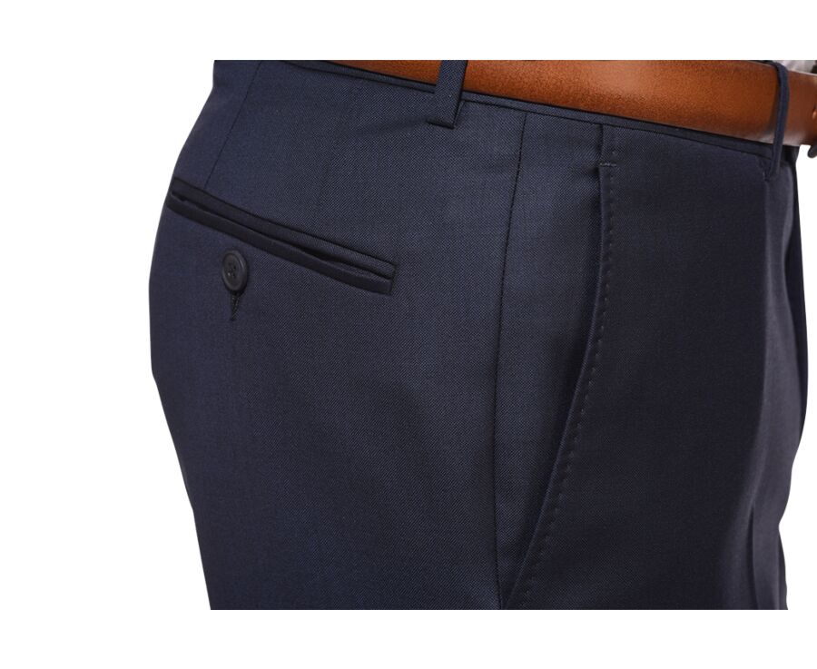 Pantalon de costume homme Bleu Pétrole - LAZARE