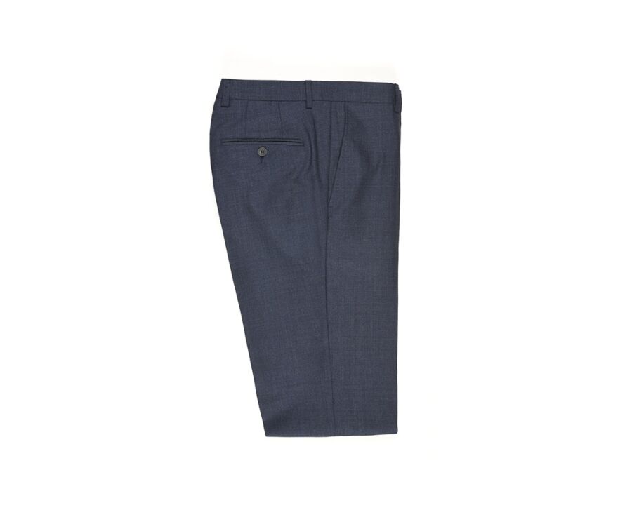 Pantalon de costume homme Bleu Foncé Chiné - LAZARE