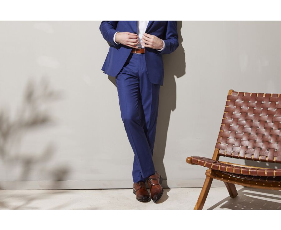Pantalon de costume homme Bleu Franc - LAZARE