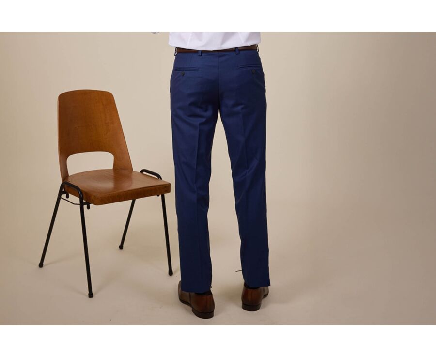 Pantalon de costume homme Bleu Franc - LAZARE