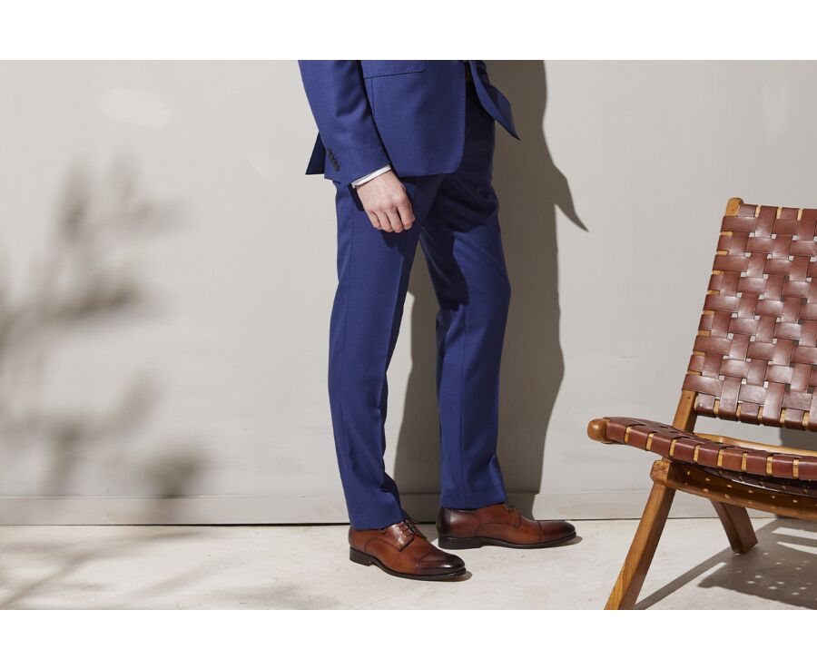 Pantalon de costume homme Bleu Franc - LAZARE