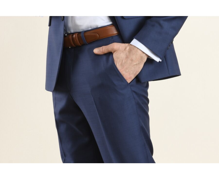 Pantalon de costume homme Bleu Franc - LAZARE