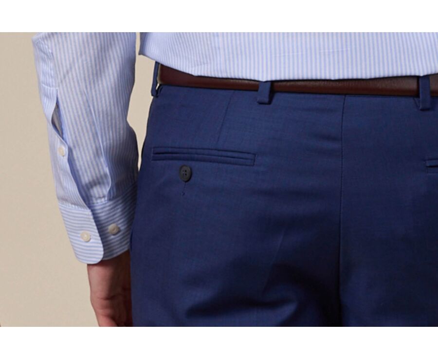 Pantalon de costume homme Bleu Franc - LAZARE