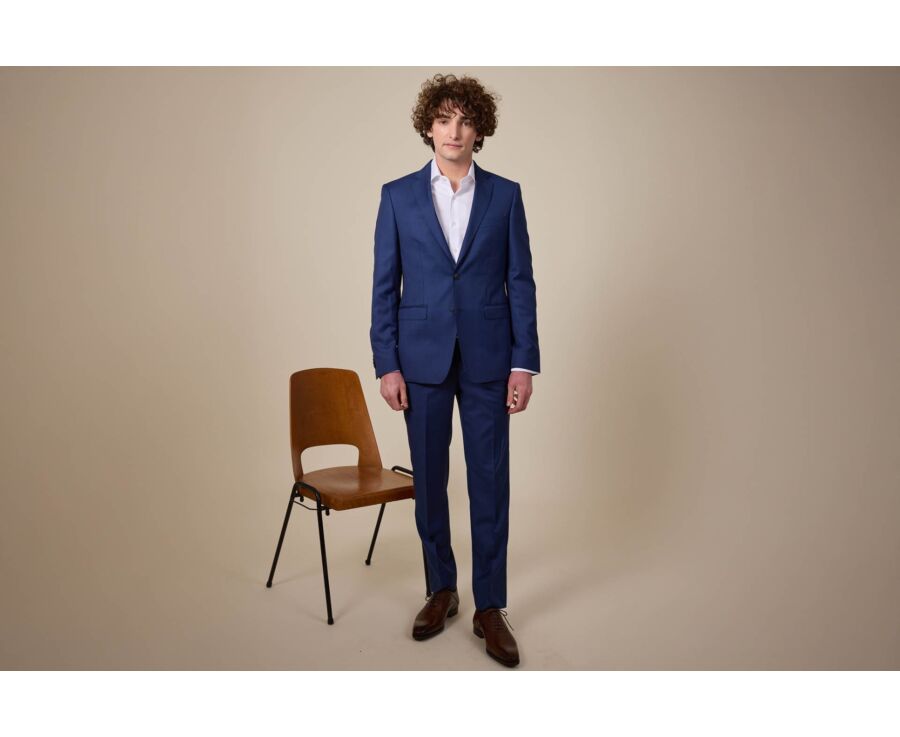 Pantalon de costume homme Bleu Franc - LAZARE
