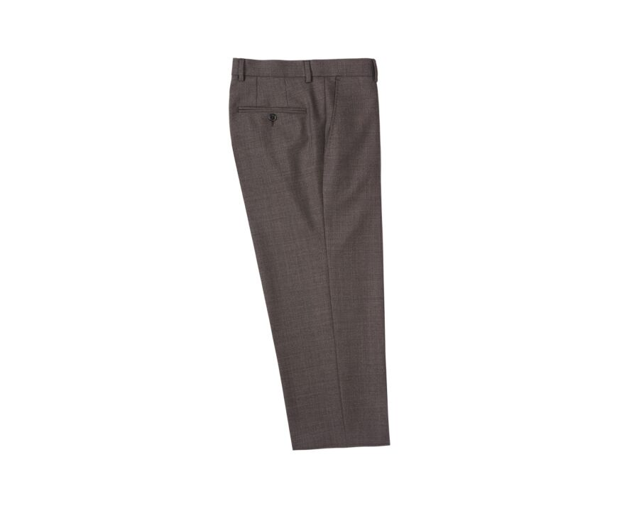 Pantalon de costume homme Marron Chiné - LAZARE