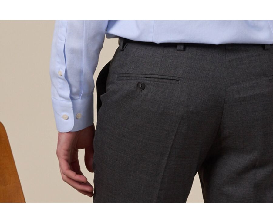 Pantalon de costume homme Gris Moyen - LAZARE