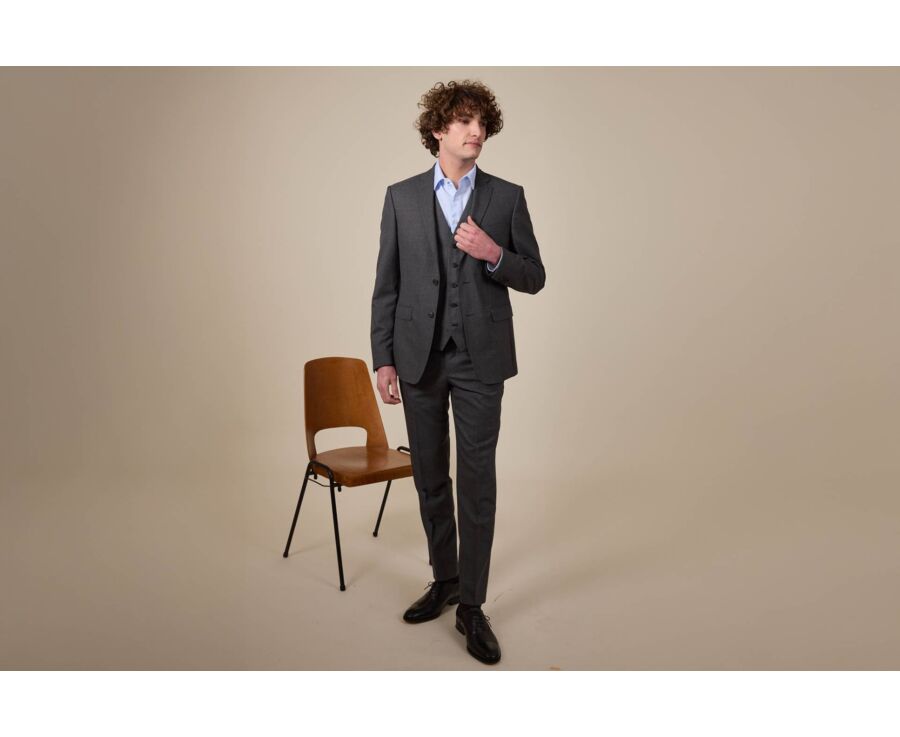 Pantalon de costume homme Gris Moyen - LAZARE