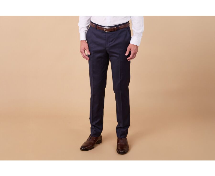 Pantalon de costume homme Bleu Marine - LAZARE
