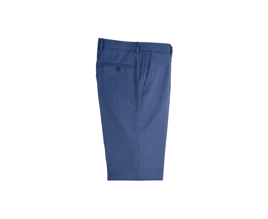 Pantalon de costume homme Bleu clair chiné - LAZARE