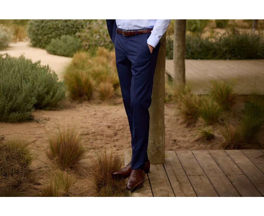 Pantalon de costume homme Marine - LAZARE