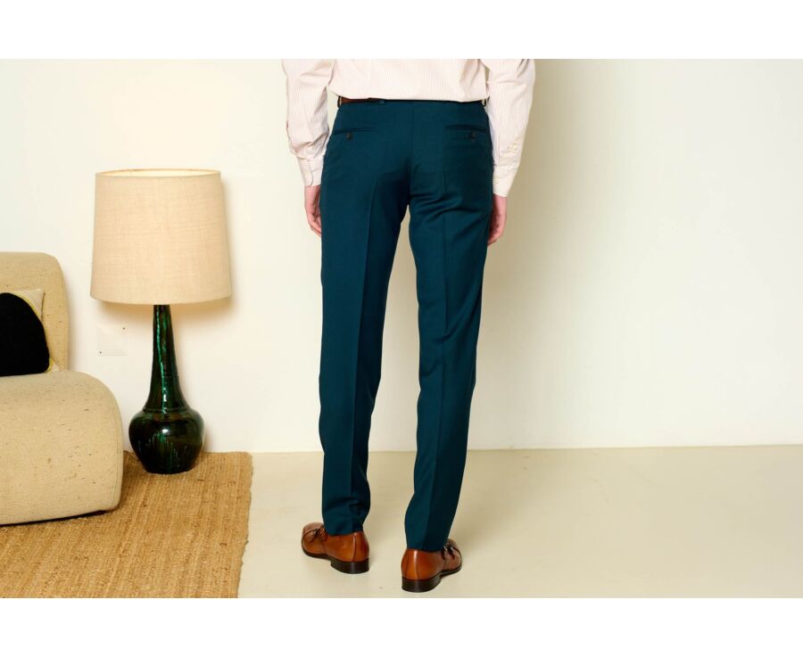 Pantalon de costume homme Vert Bouteille - LAZARE