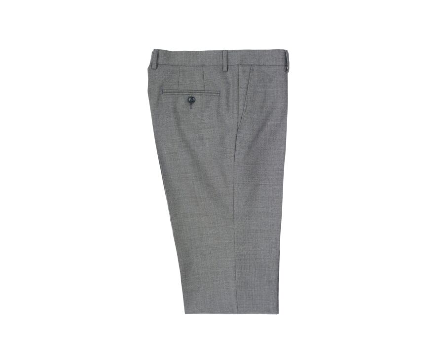 Pantalon de costume homme Kaki Clair Chiné - LAZARE