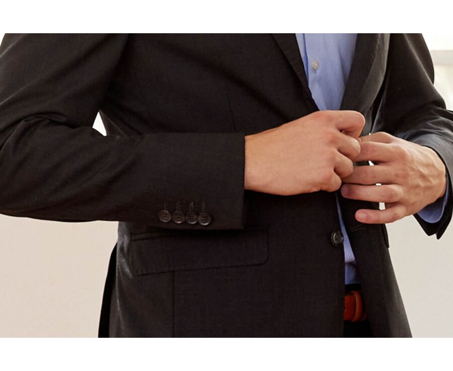 Veste de costume Lazare Gris Anthracite - LAZARE