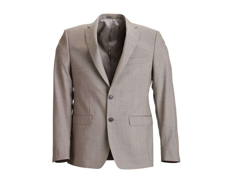 Veste de costume homme Taupe Chiné - LAZARE