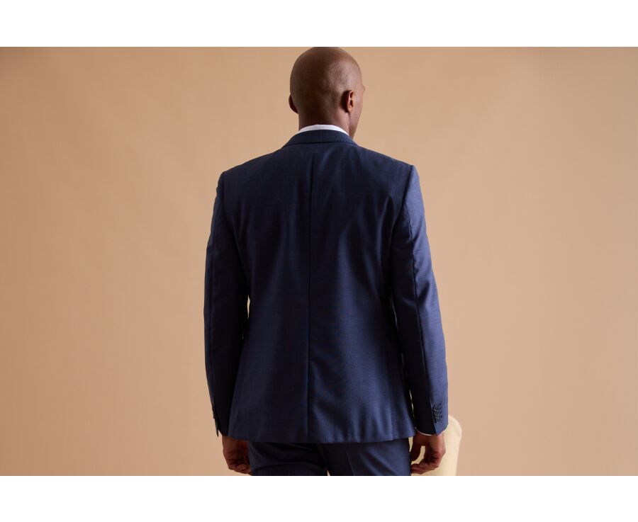 Veste de costume homme Bleu Chiné - LAZARE