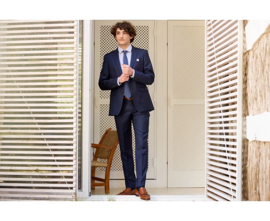 Veste de costume homme Bleu Pétrole - LAZARE