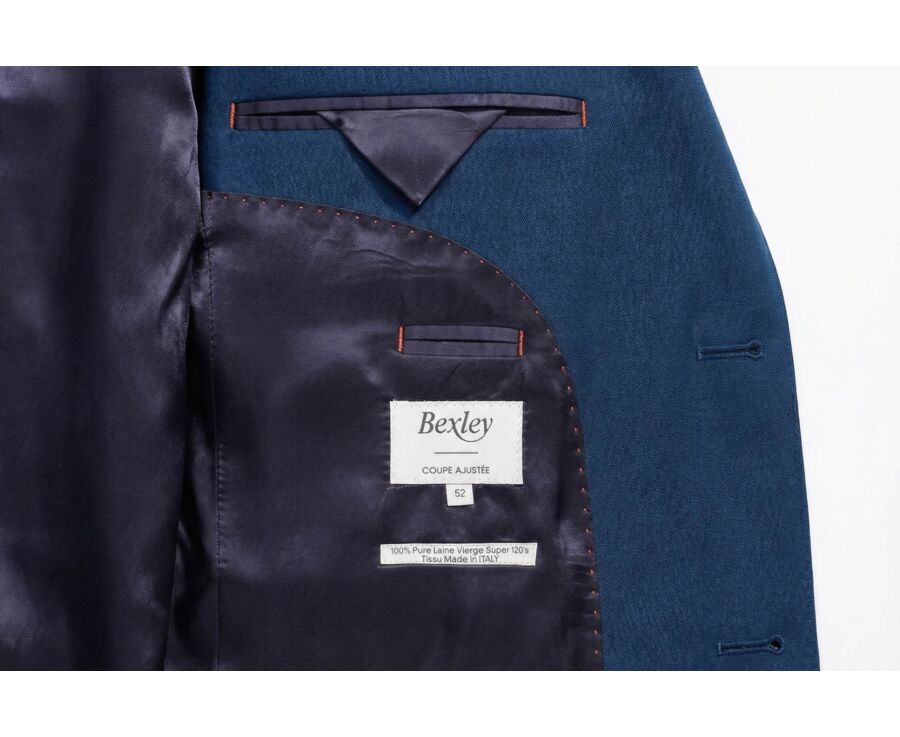 Veste de costume homme Bleu Pétrole - LAZARE