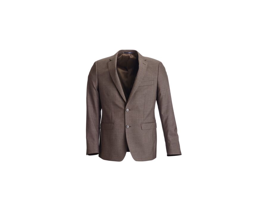 Veste de costume homme Marron Chiné - LAZARE