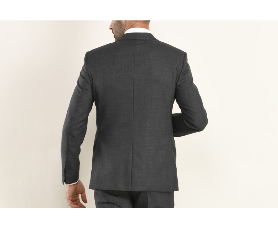 Veste de costume homme Gris Foncé Chiné - LAZARE