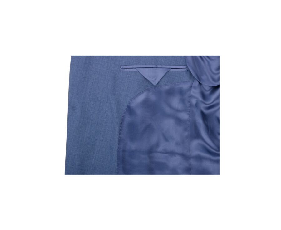 Veste de costume homme Bleu clair Chiné - LAZARE