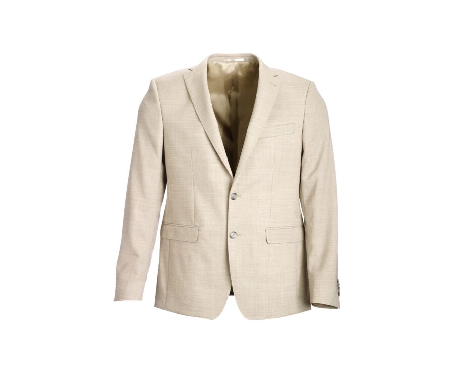 Veste de costume homme beige Chiné - LAZARE