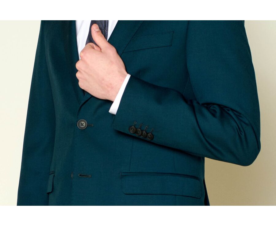 Veste de costume homme Vert Bouteille - LAZARE
