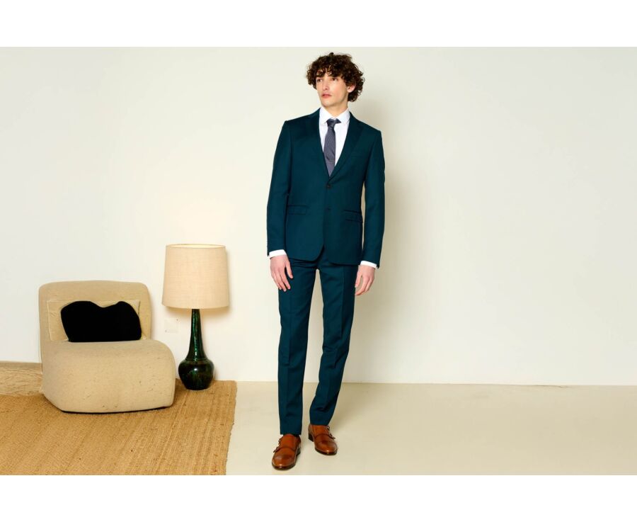 Veste de costume homme Vert Bouteille - LAZARE