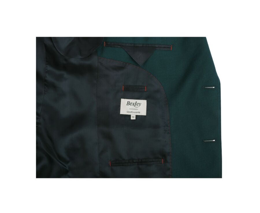 Veste de costume homme Vert Bouteille - LAZARE