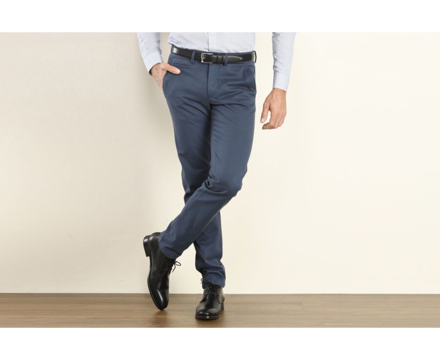 Pantalon chino homme Bleu - NIGEL II