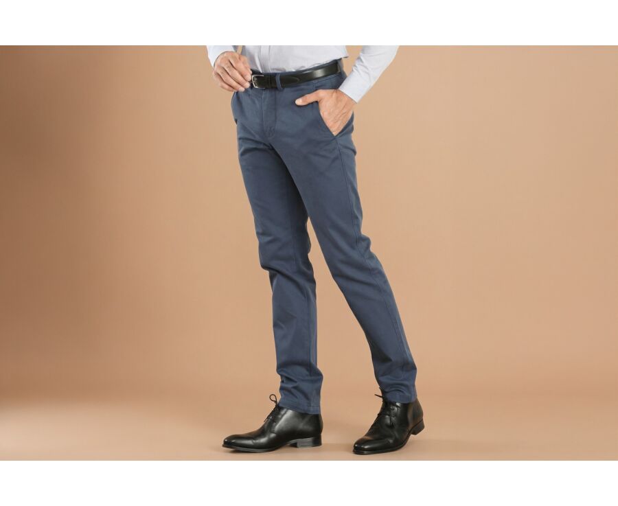 Pantalon chino homme Bleu - NIGEL II