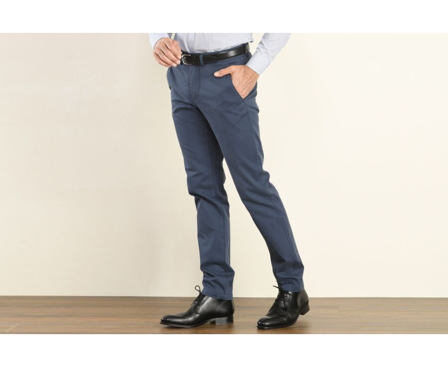 Pantalon chino homme Bleu - NIGEL II