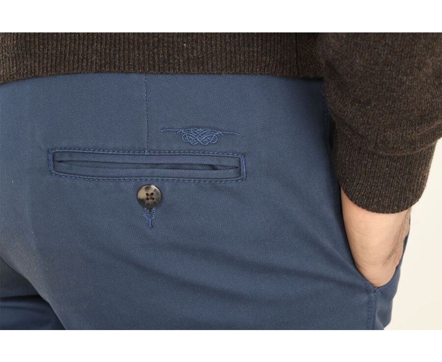 Pantalon chino homme Bleu - NIGEL II