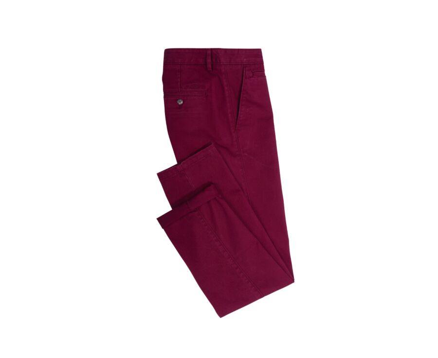 Pantalon chino homme - Bordeaux - NIGEL II