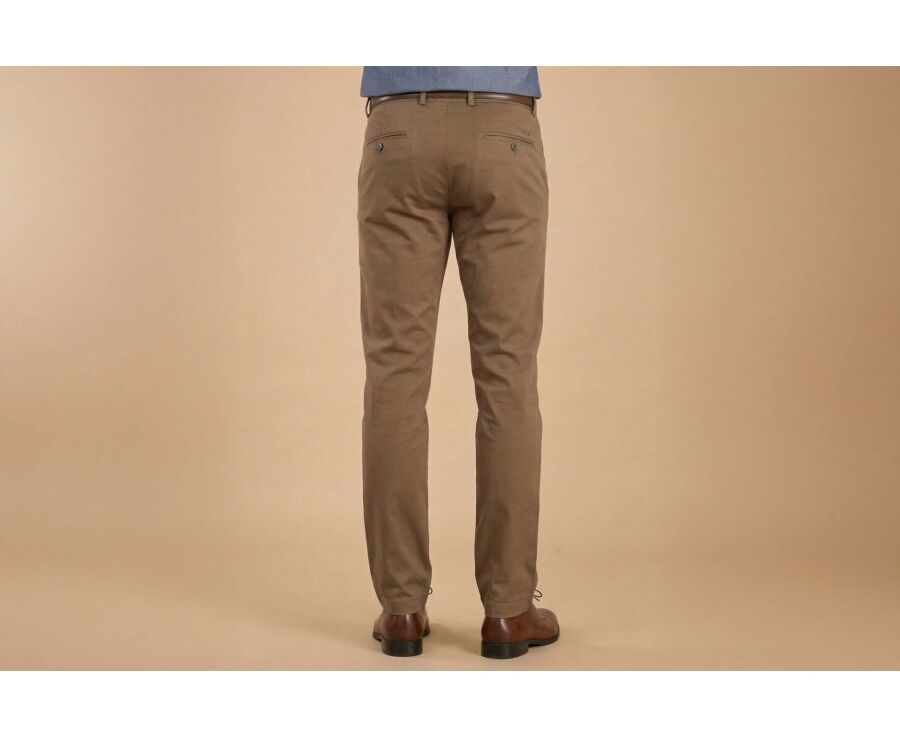Pantalon chino homme Chocolat - NIGEL II